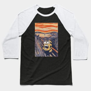 the screaming minion edvard munch Baseball T-Shirt